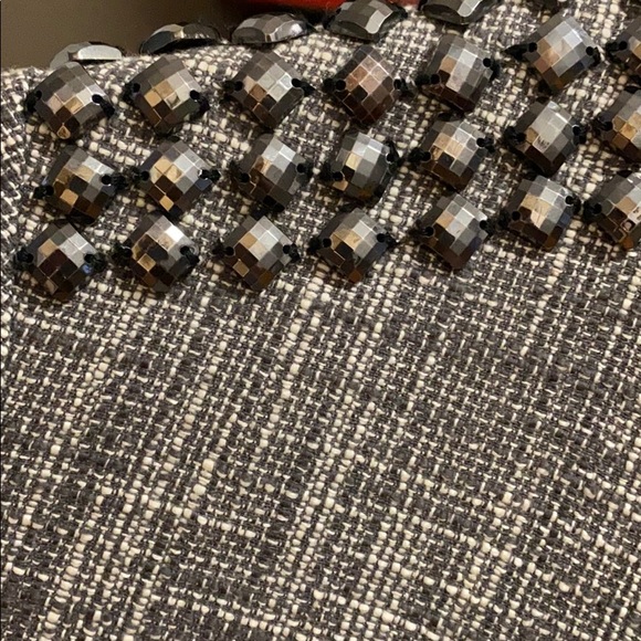 Cropped twill blazer - Picture 4 of 7